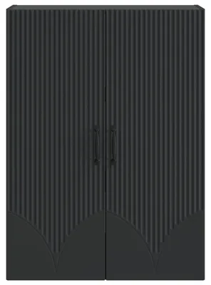 Produktbild von vidaXL Wandschrank Schwarz 66 x 34,5 x 90 cm Holzwerkstoff