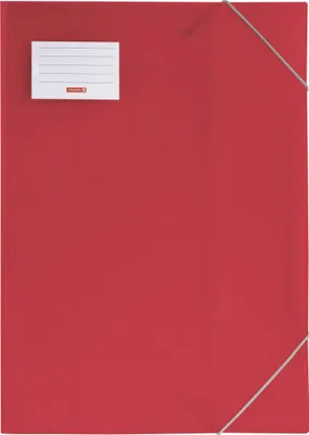 Produktbild von BRUNNEN Zeichenmappe FACT!pp DIN A3 rot transparent