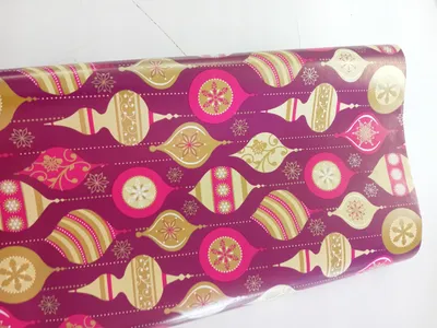 Produktbild von Crelando Geschenkpapier Weihnachten Kugeln 5m x 70cm