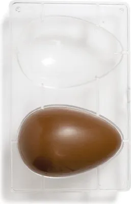 Produktbild von Polycarbonat Schokoladenform Ei groß 15x10x7,5cm