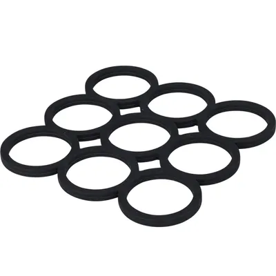 Image de Tapis de cuisson en silicone, noir