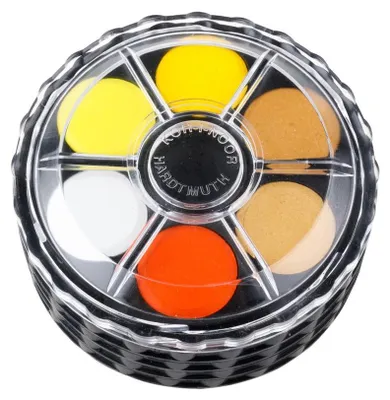 Image de KOH Boîte de couleurs pour l'école Couleurs à l'eau 24 pièces 4 étages
