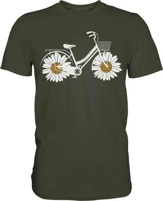 Produktbild von Gänseblümchen Fahrrad Garten Shirt Fahrradfahrer Gärtner – Urban Khaki / S