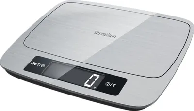 Obrázek produktu pro Terraillon My Cook 15, Elektronická kuchyňská váha, 15 kg, 1 g, Nerezová ocel, Pracovní deska, Čtverec