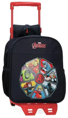 Produktbild von Marvel Joumma Avengers To The Power, Kindergarten-Rucksack, Schwarz, 23 x 25 x 10 cm, Polyester, 5,25 l, Schwarz, Kindergarten-Rucksack