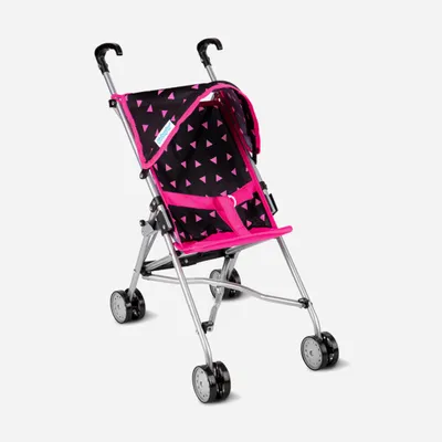 Obrázek produktu pro Golfový kočárek pro panenky černá/růžová