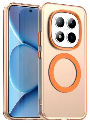 Produktbild von Handyhülle für Xiaomi Redmi Note 15 Pro Plus 5G / POCO M8 Pro 5G, Techsuit CandyCase MagSafe, Orange