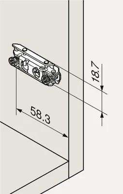 Aufsatzband Links, Messing Poliert Unlackiert, 160mm Kröpfung D/13mm, Türscharnier, Alt, Antik