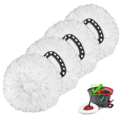 Immagine prodotto di Testina di ricambio per mop rotante HiBaBy, compatibile con il mop O Cedar
