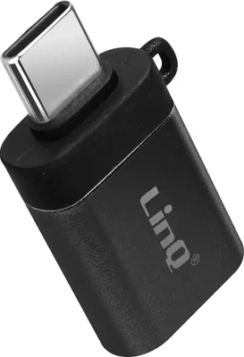 Immagine prodotto di Adattatore di ricarica e sincronizzazione da USB-C a presa USB 3.0 OTG LinQ argento