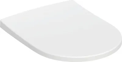 Produktbild von WC-Sitz ACANTO Slim mit Deckel, Wrap over, antibakteriell, m weiß-alpin schrauben