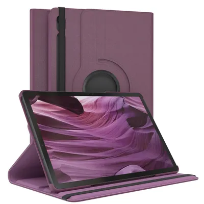 Produktbild von EAZY CASE - Tablet Hülle für Samsung Galaxy Tab S9 FE Schutzhülle, Tablet Case 360° drehbar in Violett