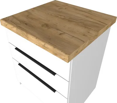 Produktbild von Küche Arbeitsplatte maßgeschneidert 38mm golden craft eiche 100 cm