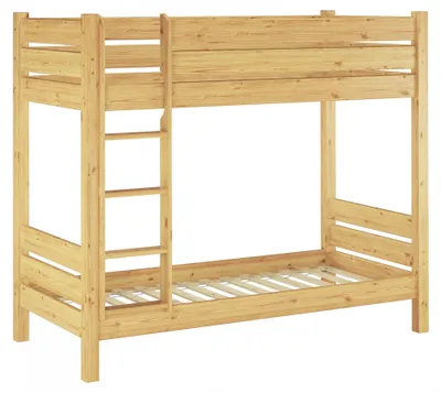 Produktbild von Etagenbett extra stabil 90x220 Stockbett überlang Nische 100 Zubehör wählbar V-60.16-09-220Rollrost inkl.