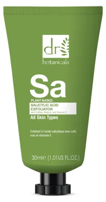 Produktbild von Salicylic Acid Exfoliator mit Kaffee, Walnuss & Vitamin E. Dieses Peeling mit Salicylsäure, Kaffee-Extrakt und Walnussschalen reinigt die Poren tiefenwirksam und entfernt abgestorbene Hautschüppchen. Die Formel mit Vitamin E unterstützt die Regeneration und sorgt für ein verfeinertes, ebenmäßiges Hautbild. Salicylsäure, Kaffee, Walnuss, Vitamin E.