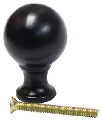 Obrázok produktu pre Kruhový pommeau 18 mm, čierne železo