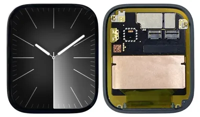 Obrázok produktu pre Pre Apple Watch 9 41 mm LTE – LCD displej s rámom – náhradný diel na opravu