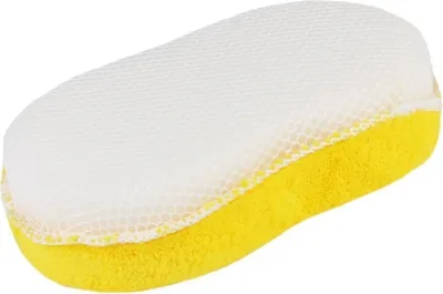 Immagine prodotto di Spugna bifacciale in microfibra + rete 19x11x5 cm