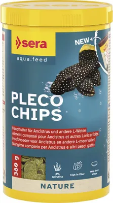 Produktbild von sera Wels-Chips Nature, Zierfisch, Trockenfischfutter, Kartoffelchips, Vitamin A, Vitamin B1, Vitamin B2, Vitamin C, Vitamin D3, Vitamin E, 31,2%, 6,5%