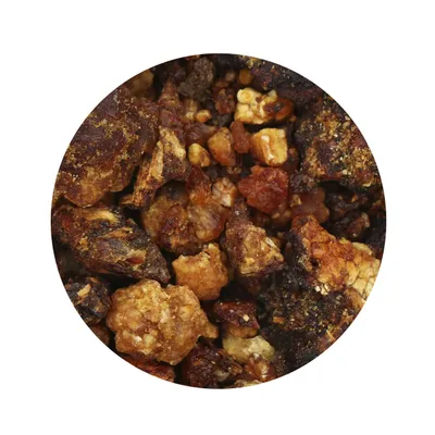 Produktbild von 100g Opoponax Räucherharz Naturreines Räucherwerk Süß Früchtig Balsamisch 1473