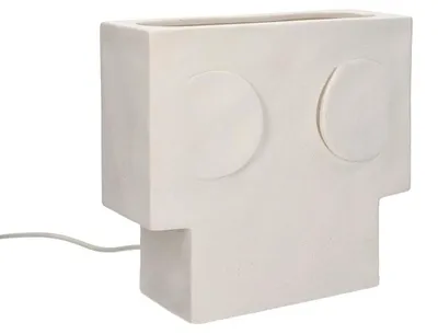 Immagine prodotto di Lampada da tavolo Pomax Eclipse, bianca, dimensioni: 28 cm (lunghezza) x 10 cm (larghezza) x 27 cm (altezza)