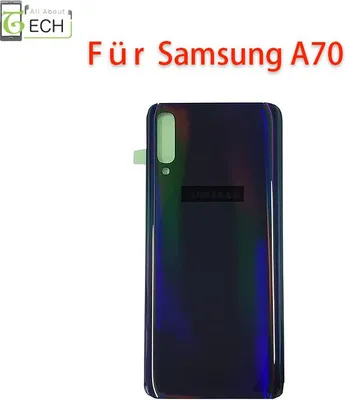 Produktbild von Für Samsung Galaxy A70 SM-A705 Akkudeckel Backcover Rückseite + Dichtung schwarz