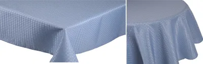 Produktbild von Betz Edle Jacquard Tischdecke Tischtuch Tischwäsche Dessin 15 Farbe hellblau Größe - 130x160 cm