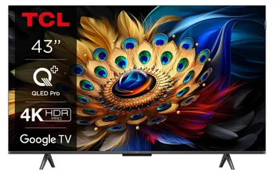 Produktbild von TCL 43 Zoll QLED 4K Ultra HD Smart TV Fernseher mit Google Assistant Modell 43QLED780