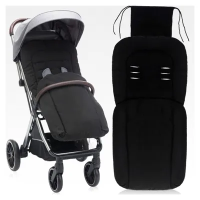 Produktbild von Sommerfußsack für Buggy und Kinderwagen (Schwarz)