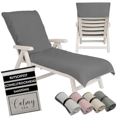 Zdjęcie produktu dla Ręcznik plażowy z mikrofibry z kapturem - 200 x 75 cm - antracytowy