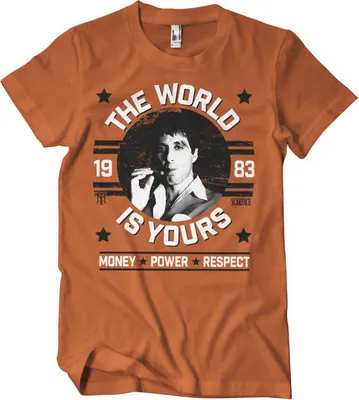 Produktbild von The World Is Yours T-Shirt - Medium - BurntOrange