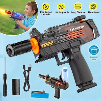 Produktbild von Hochdruck Wasserpistole elektrische automatische Wasser Pistole Water Gun Hot
