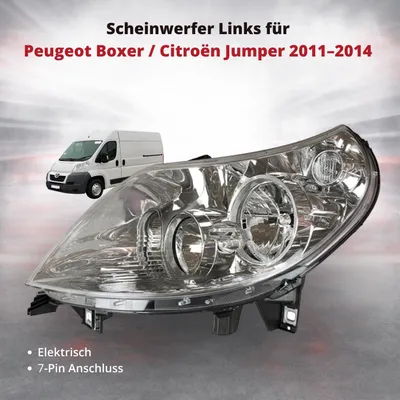 Produktbild von Scheinwerfer Frontscheinwerfer Links für Peugeot Boxer / Citroën Jumper 2011–2014 | elektrisch | OEM 1606927480