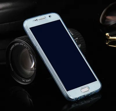 Produktbild von Crystal Case Hülle für LG G6 Blau Rahmen Full Body
