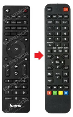 Produktbild von Ersatz Fernbedienung passend für Hama IR110MS