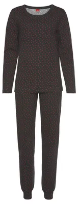 Produktbild von s.Oliver Pyjama schwarz-rot Größe 44/46