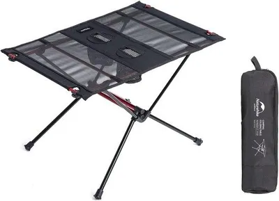 Produktbild von Famanu Klapptisch Ultralight - Tragbar für Camping und Garten - Schwarz