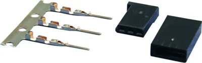 Produktbild von Jamara Servostecker Bausatz Futaba vergoldet 098354