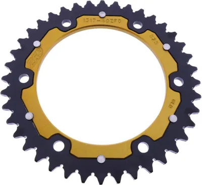 Imagen del producto de ZF Krone de 40 dientes, paso de 525, color y dorado, compatible con Honda