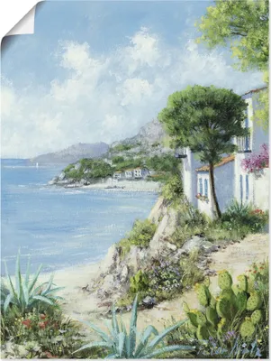 Produktbild von ARTland Poster Weg zum Meer Größe: 45x60 cm
