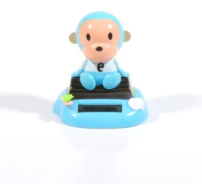 Produktbild von Wackelfigur Solar - Blaues Äffchen - Affe