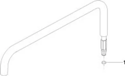Produktbild von Dornbracht 90282234800-00 Rohr Ersatzteile