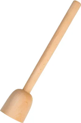 Produktbild von Kartoffelstampfer aus Holz, 29 cm | Hand-Küchenstößel | Püreekneter aus Holz | Gemüsestampfer | Kartoffelstampfer