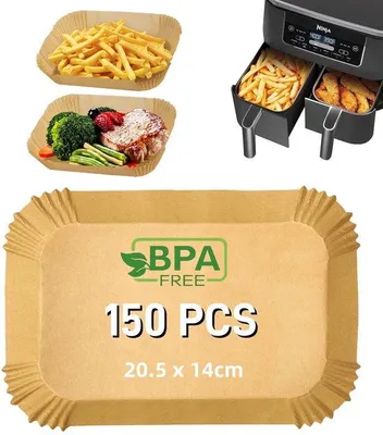 Obrázok produktu pre Papier na pečenie 20,5 x 14 cm pre fritézu s horúcim vzduchom