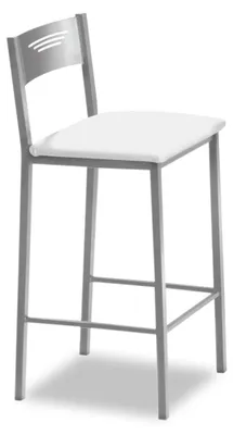 Produktbild von ASTIMESA Küchenhocker, hoch, 70 cm, Kunstleder, Weiß