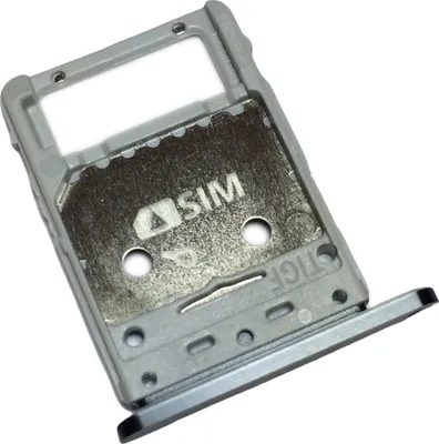 Produktbild von Simkartenhalter und micro-SD Card Fach für Samsung Galaxy Tab S7+, Original Ersatzteil, Schwarz