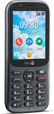 Obrázek produktu pro Doro 731X, Na výšku, Dual SIM, 3 MP, Bluetooth, 1600 mAh, Grafit