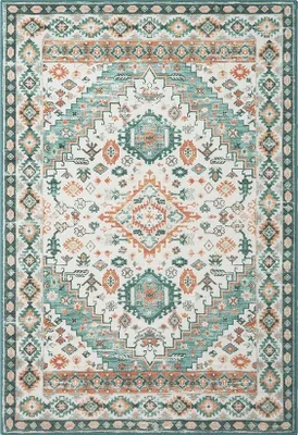 Zdjęcie produktu dla Dywan vintage, niskie włosie, antypoślizgowy wzór, 120x170cm