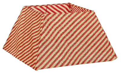 Image de Mica Decorations Jupe pour arbre de Noël - L50 x l50 x H30 cm - Or, rouge