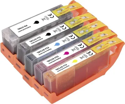 Produktbild von Renkforce Druckerpatrone ersetzt Canon PGI-570PGBK XL, CLI-571BK XL, CLI-571C XL, CLI-571M XL, CLI-571Y XL Kompatibel K